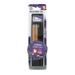 Daler Rowney Simply Pencil Sketching Tin Set (8 Pieces)