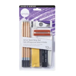 Daler Rowney Simply Sketching Pencils Set, 13 Sketching Products